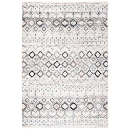 Safavieh Round Bohemian Amsterdam Area RugIvory & Grey 11 x 11 ft. AMS108A-11R